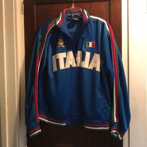Awesome fleece lined Italia jacket, size L